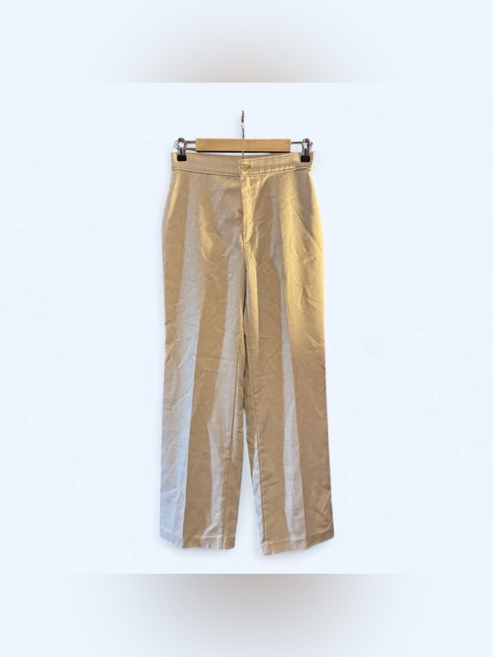 Vintage 70s Levi Strauss Bend Over Trouser Pants Sz 12 High Waist Straight Leg - Picture 2 of 8